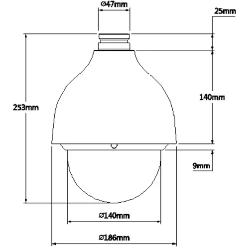 IP камера Dahua DH-SD50230T-HN скоростная купольная поворотная EcoSavy 2 2Мп с 30x оптическим увеличением ,PoE+ (б/у, после СЦ)